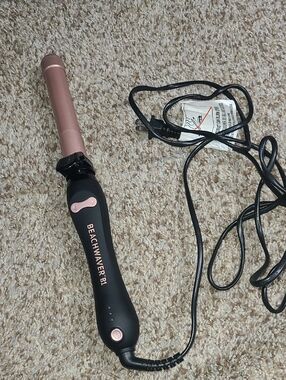 BEACHWAVER B1 Rose Gold and Black Curling Wand